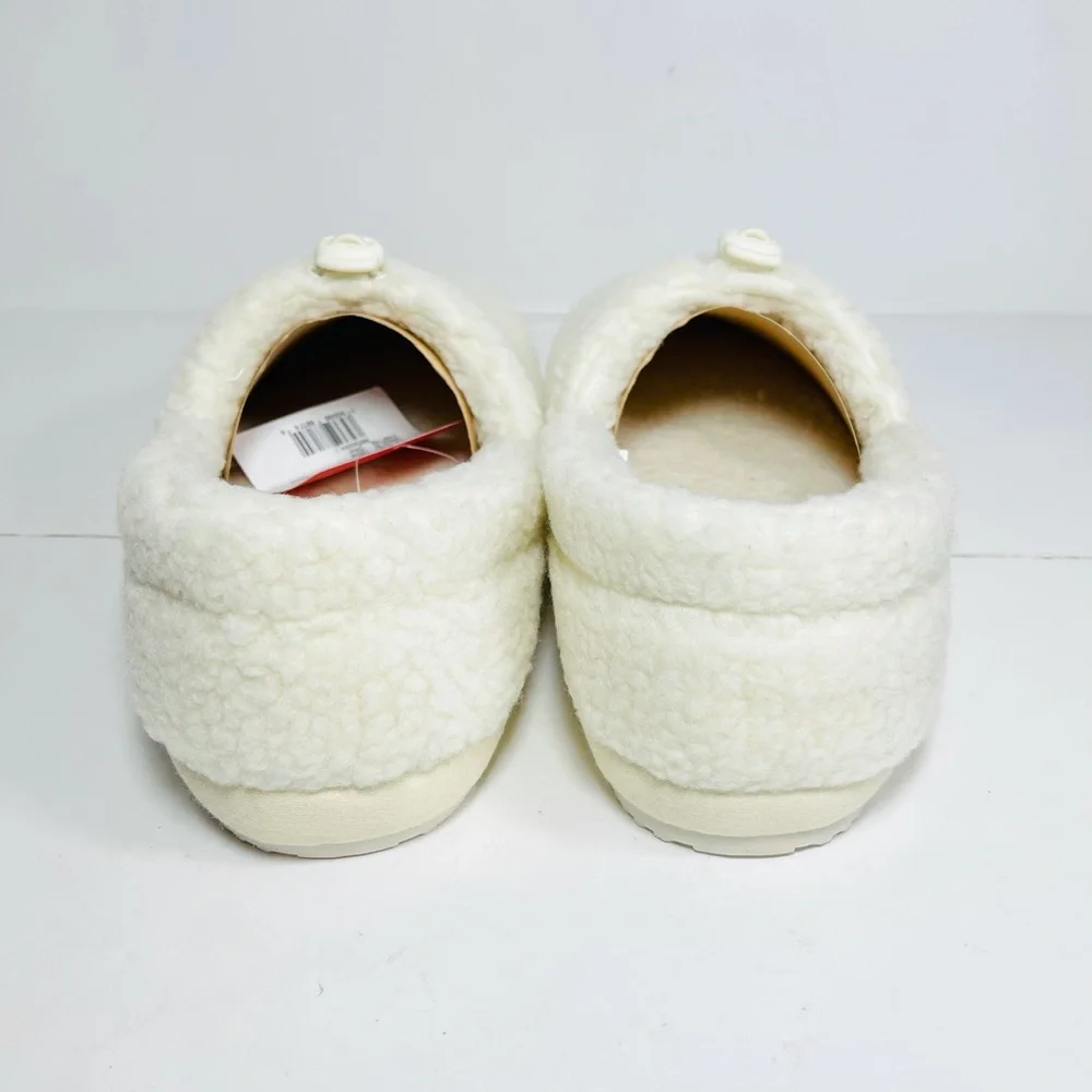 Men's Puma Tuff Mocc Sherpa Slippers Men’s‎ Size 9 Cream.